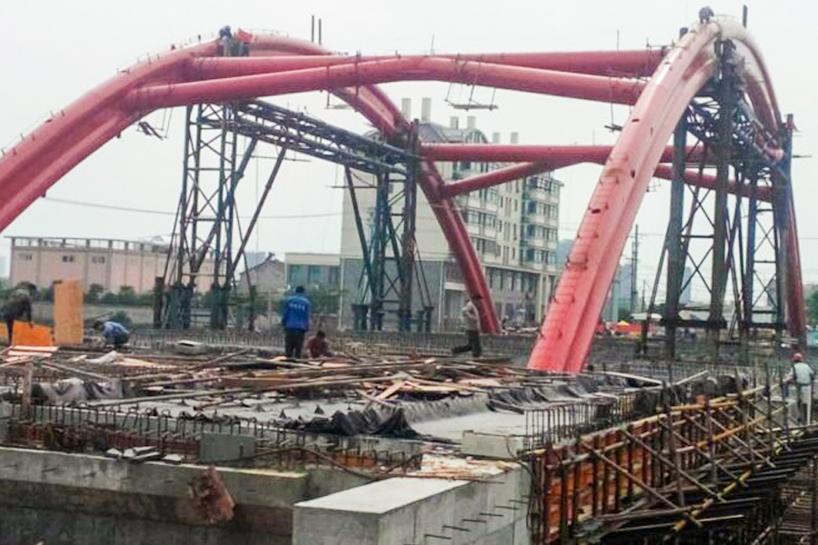 Tashan Road Pontem Transgressus Xinlai Flumen, Comitatus Laian, Provincia Anhui